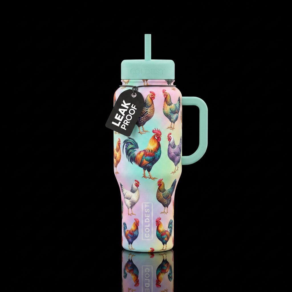 I wanna make a pastel light, pink, turquoise, ligh... water bottle design