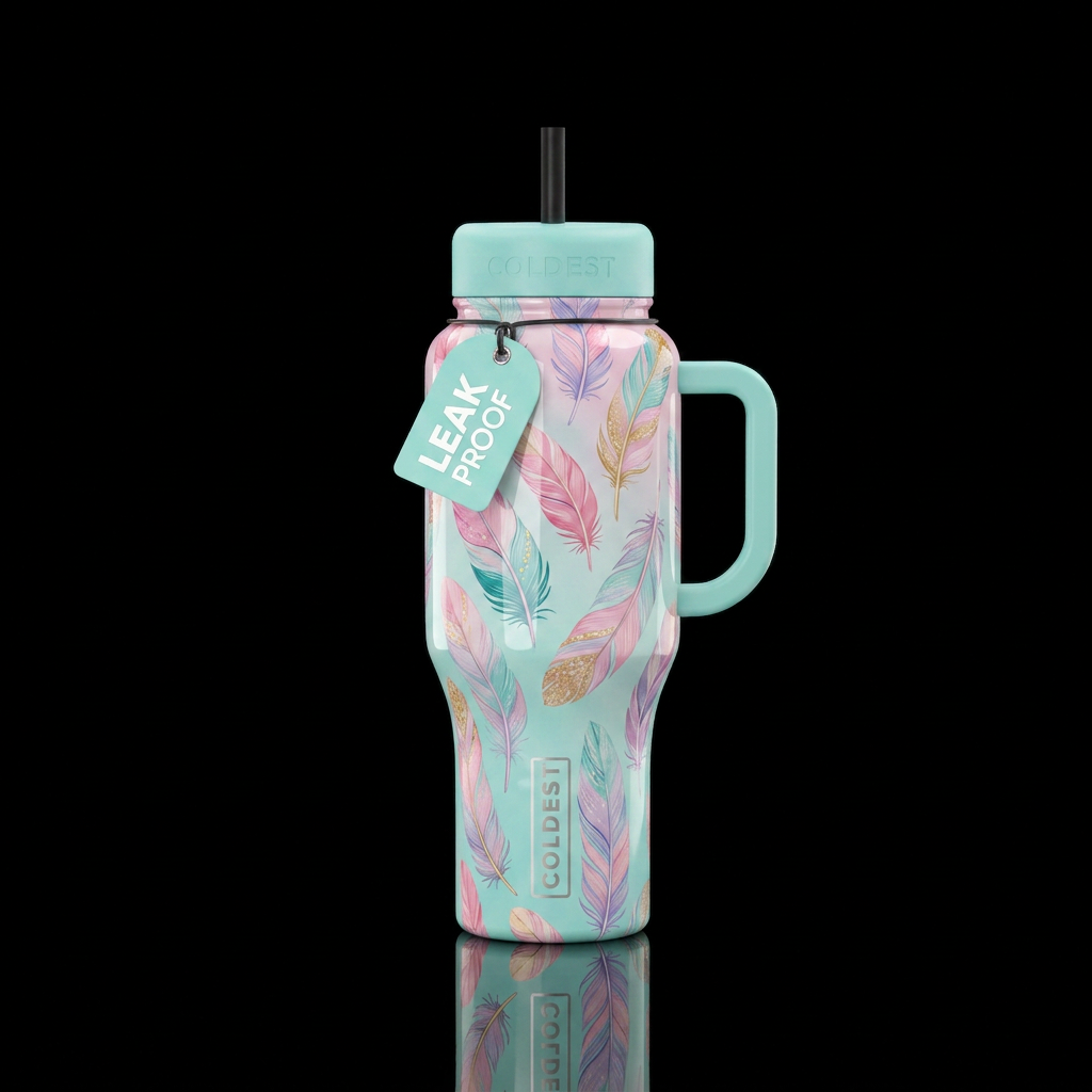 I want to create pastel colors all over with beaut... water bottle design