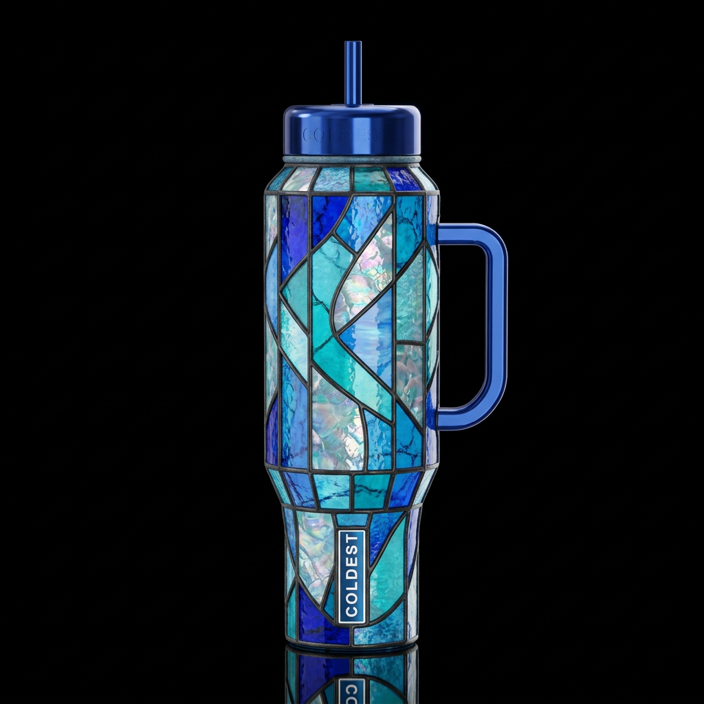 Ocean Glass water bottle design