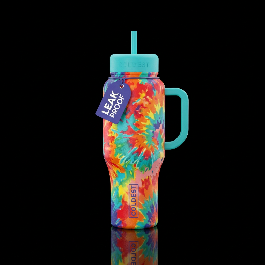 COLORING water bottle design