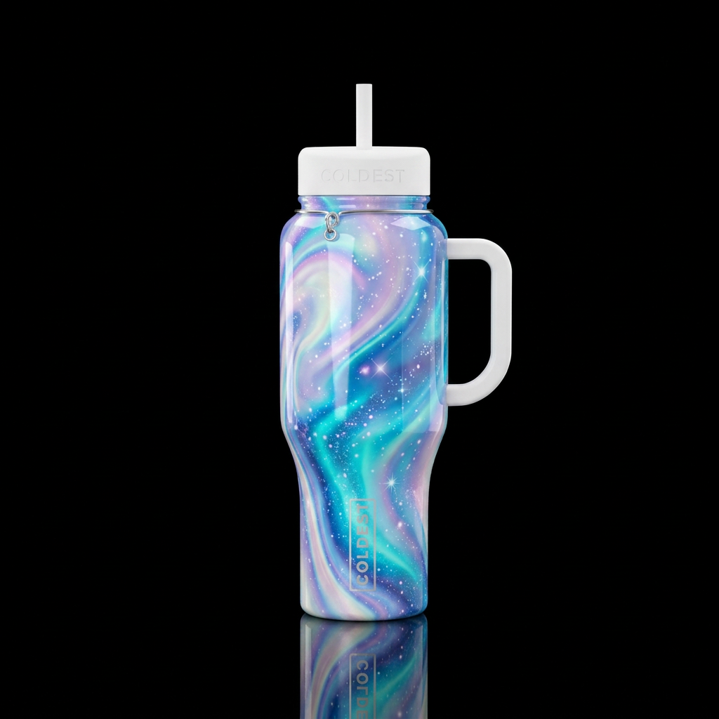 Cosmic Opal water bottle design