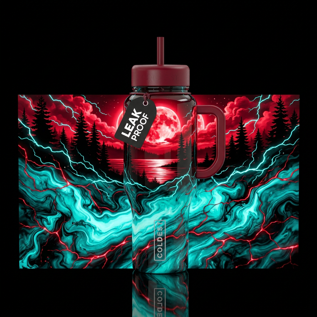 Devine Forces water bottle design