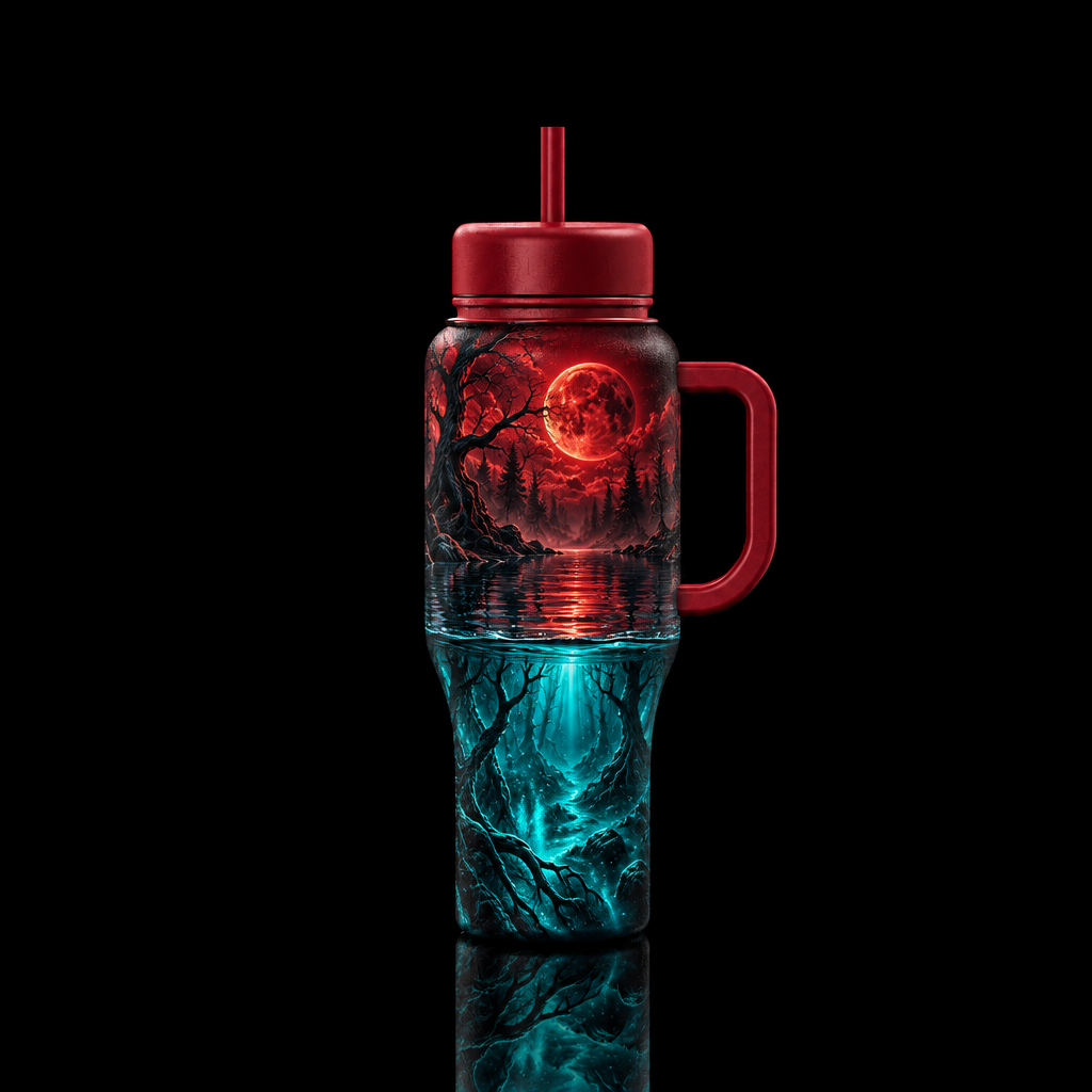 UPSIDE DOWN water bottle design