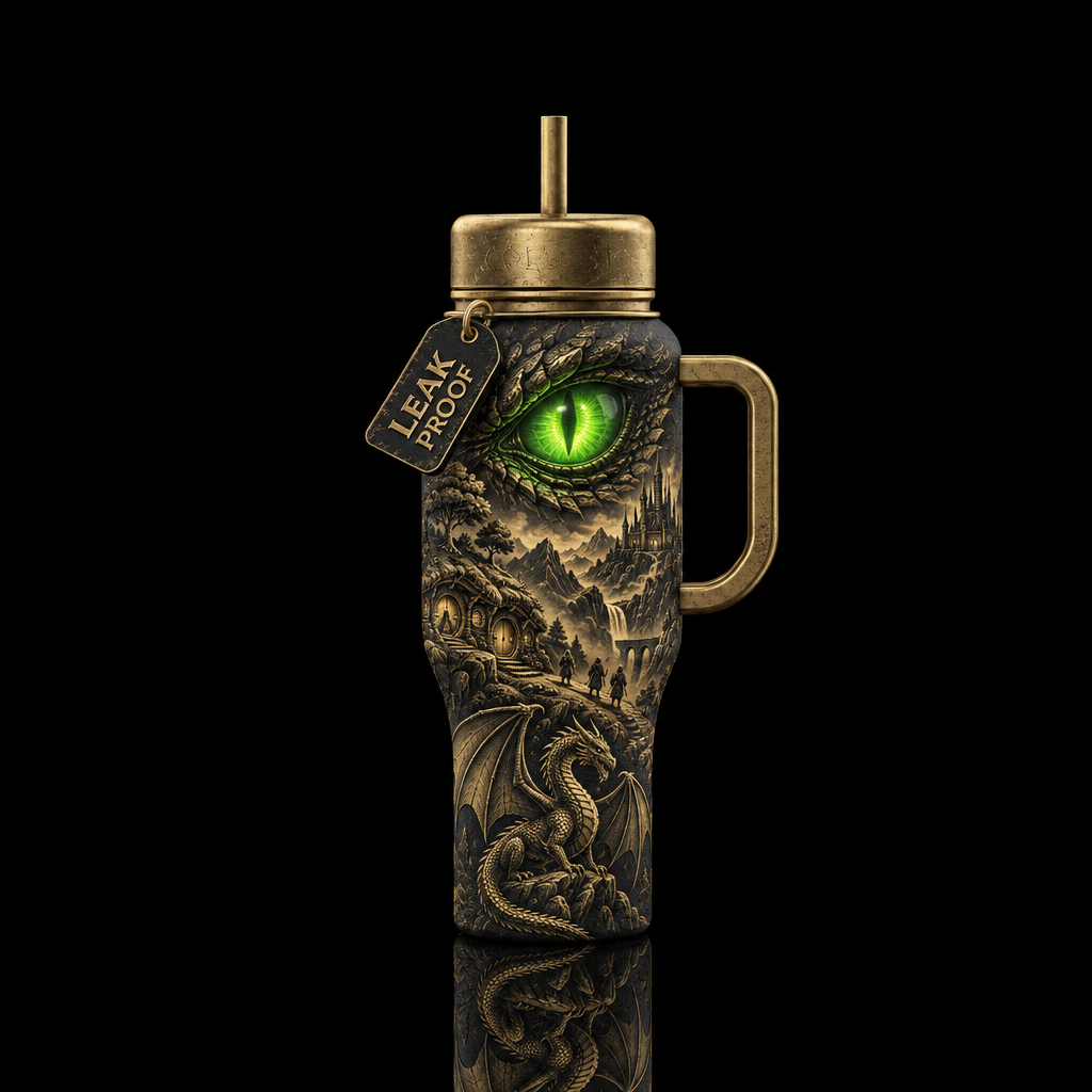 ANCIENT DRAGON REALM water bottle design