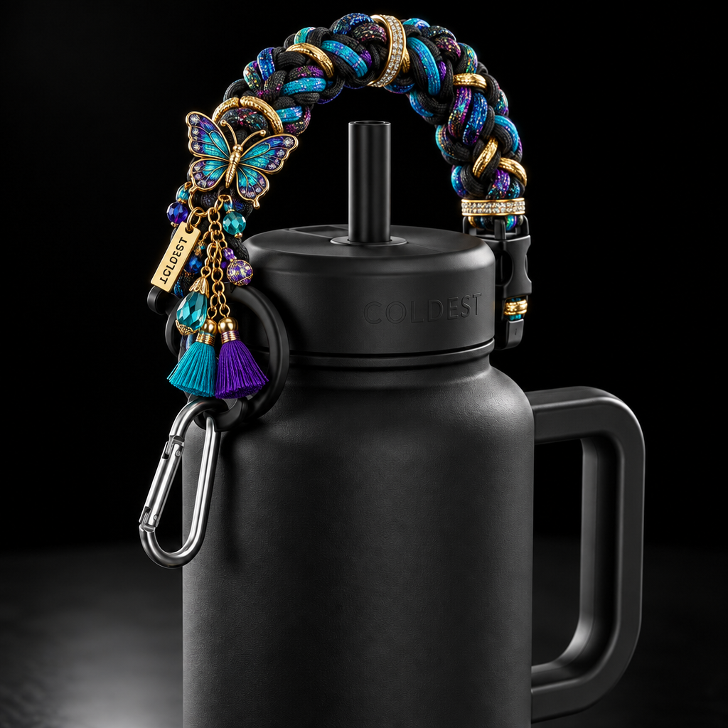 Enchanted Butterfly water bottle design