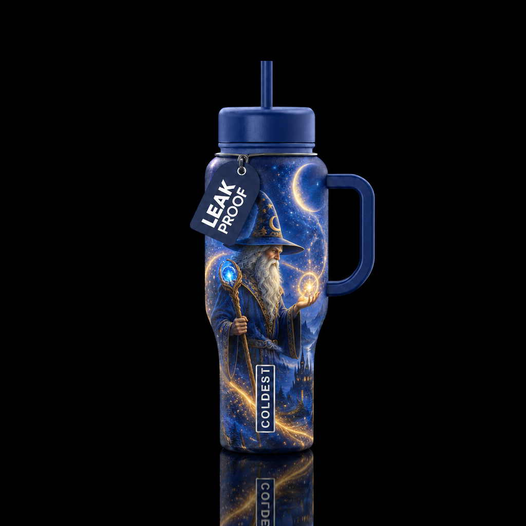 The Wizard water bottle design