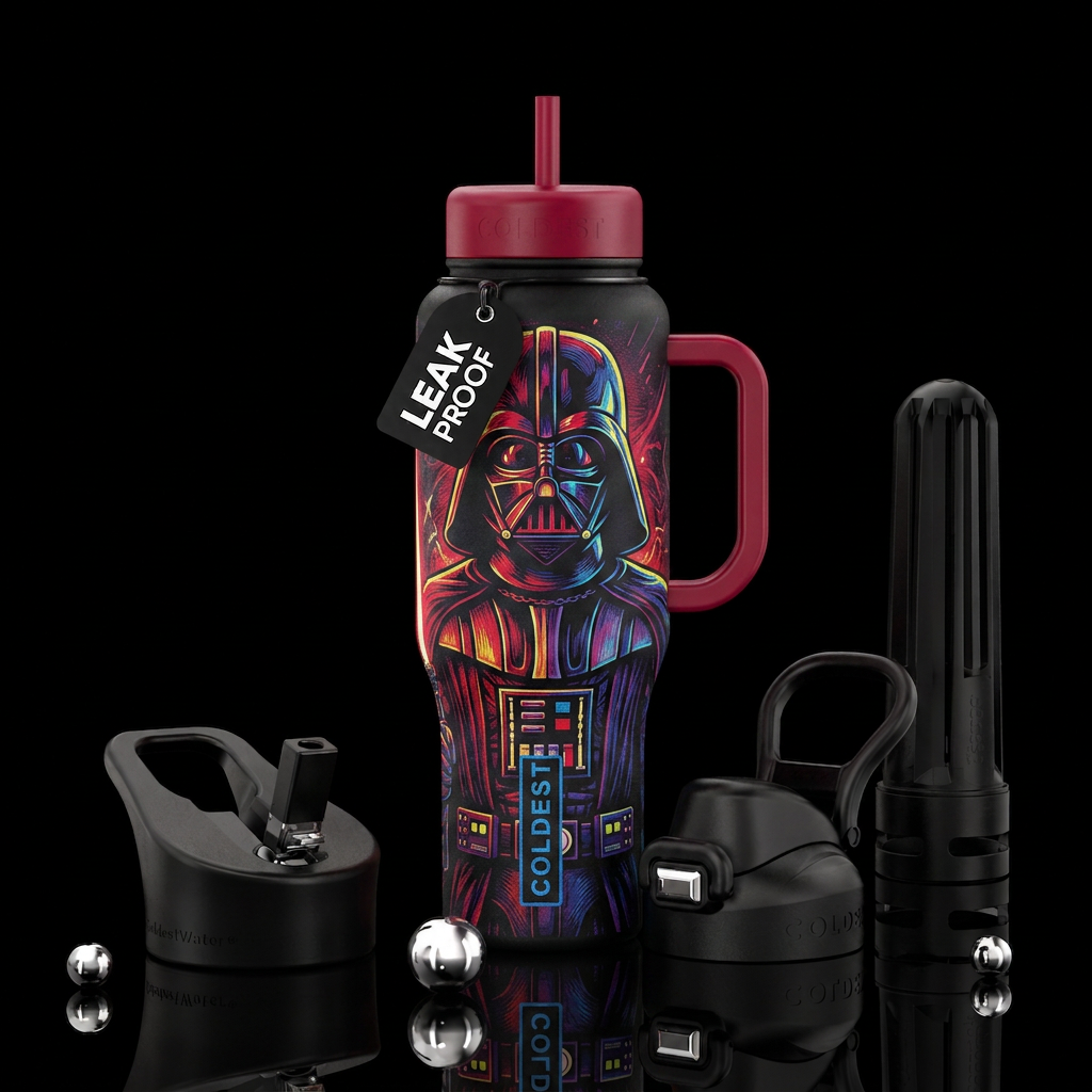 Darth Vader water bottle design