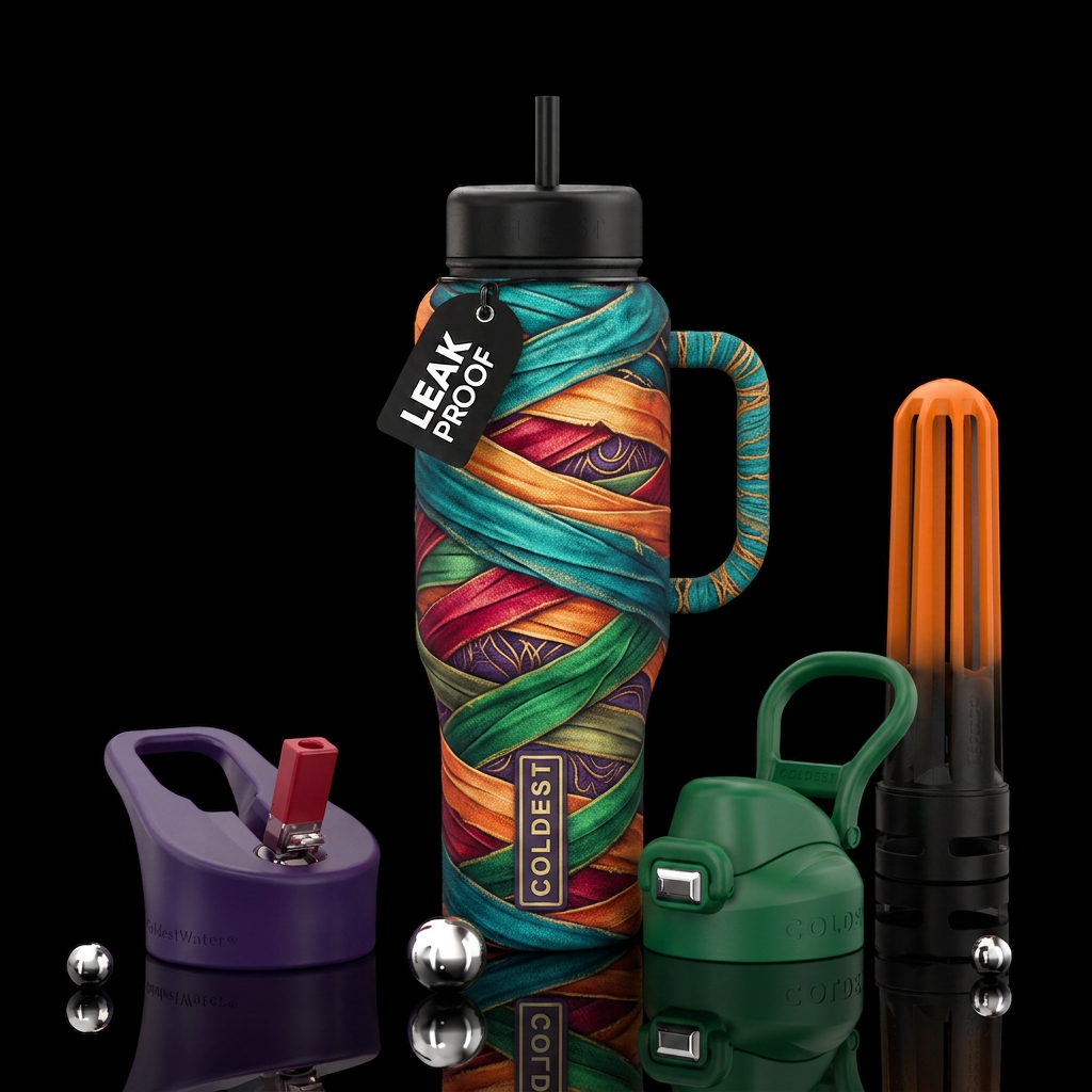 Mummified water bottle design