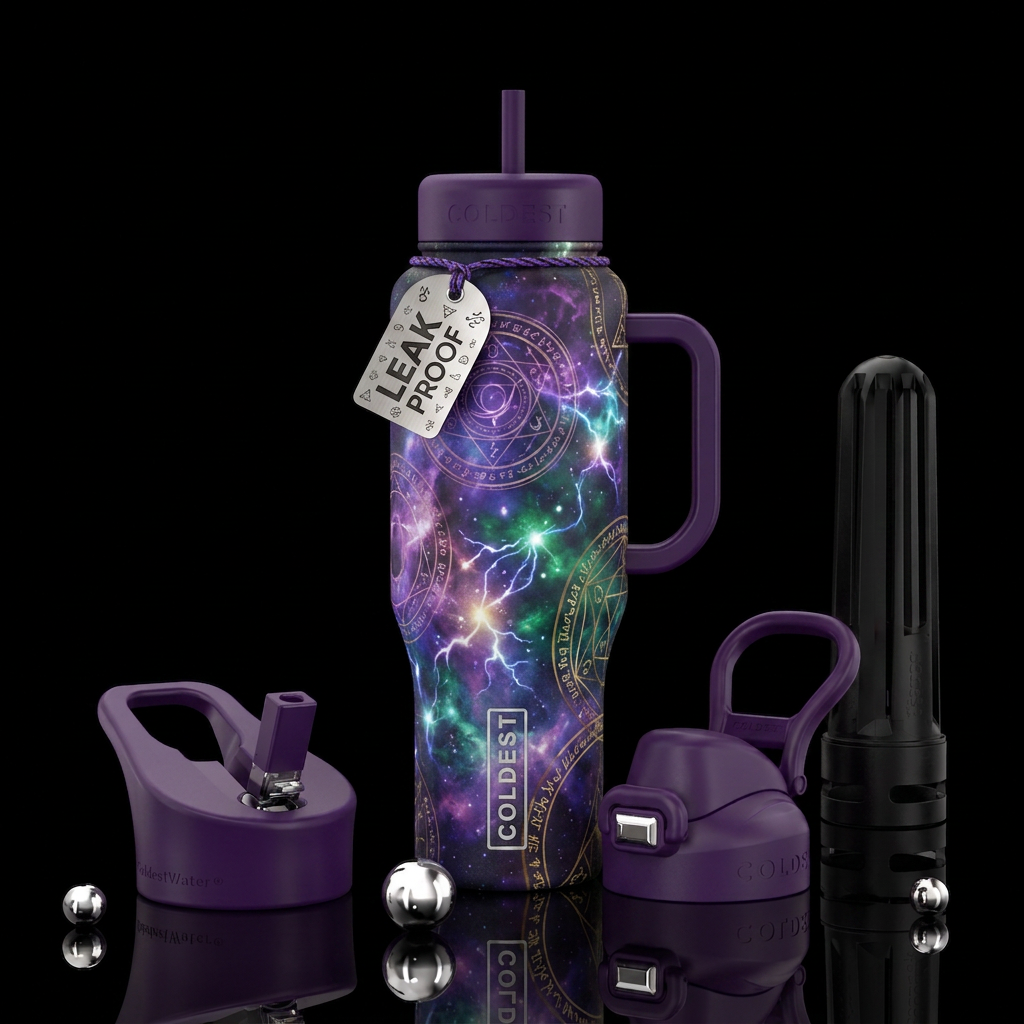 Wizard magic water bottle design