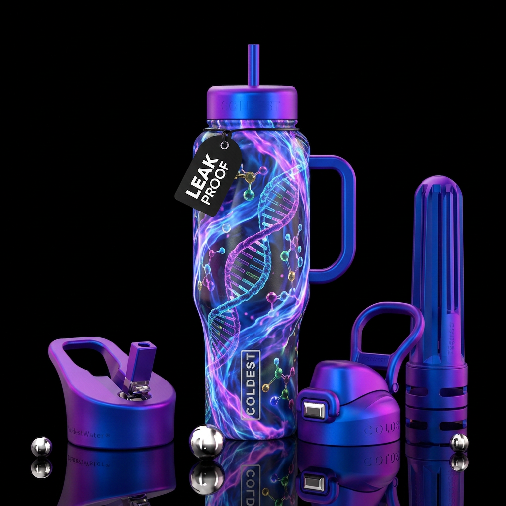 DNA  plasma water bottle design