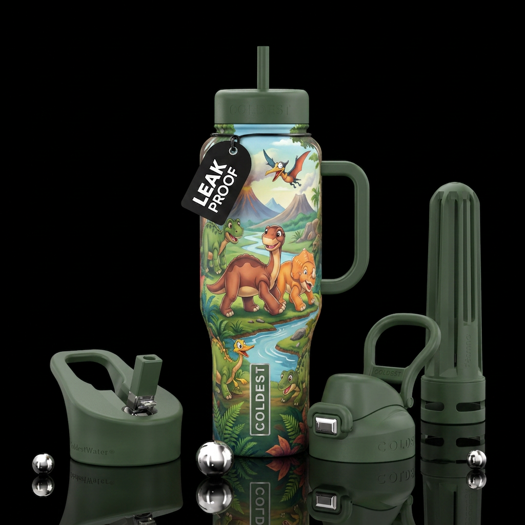 Land before time water bottle design