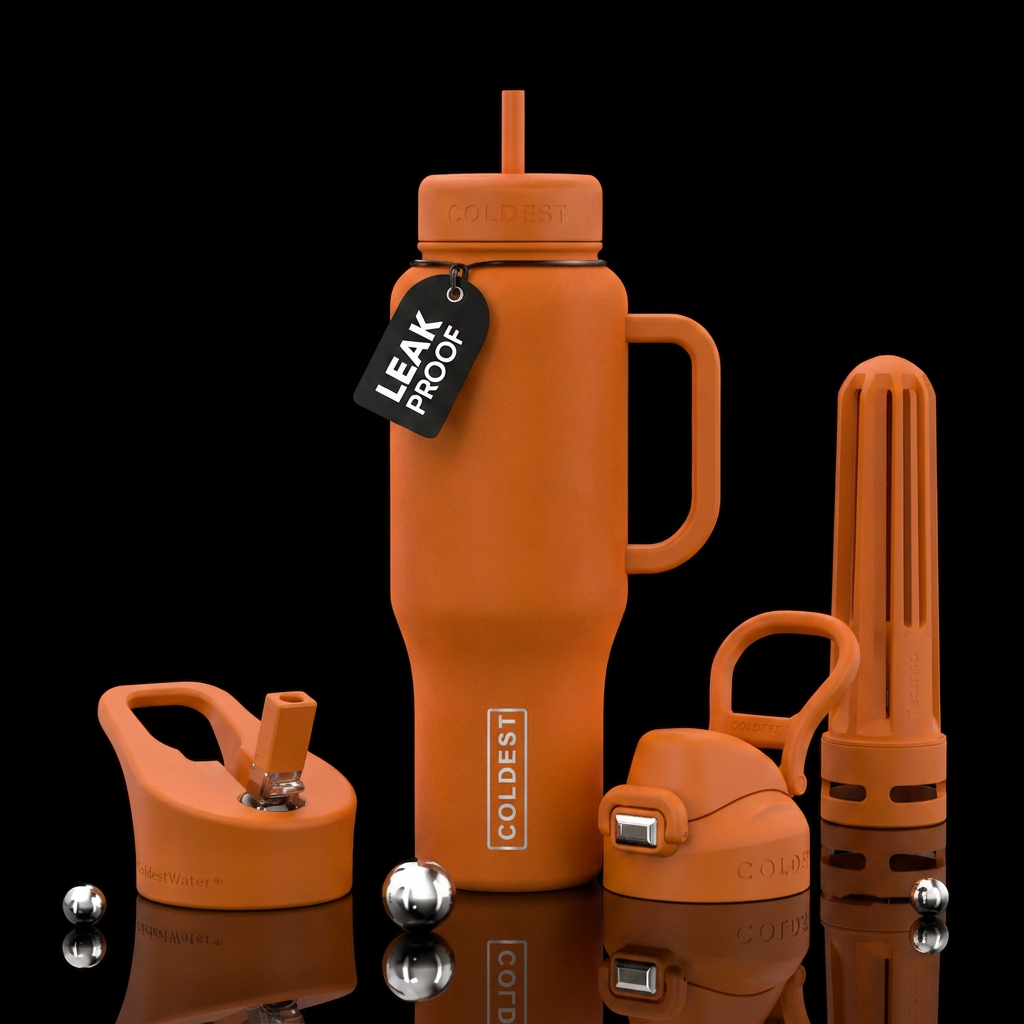 Pumpkin spice water bottle design
