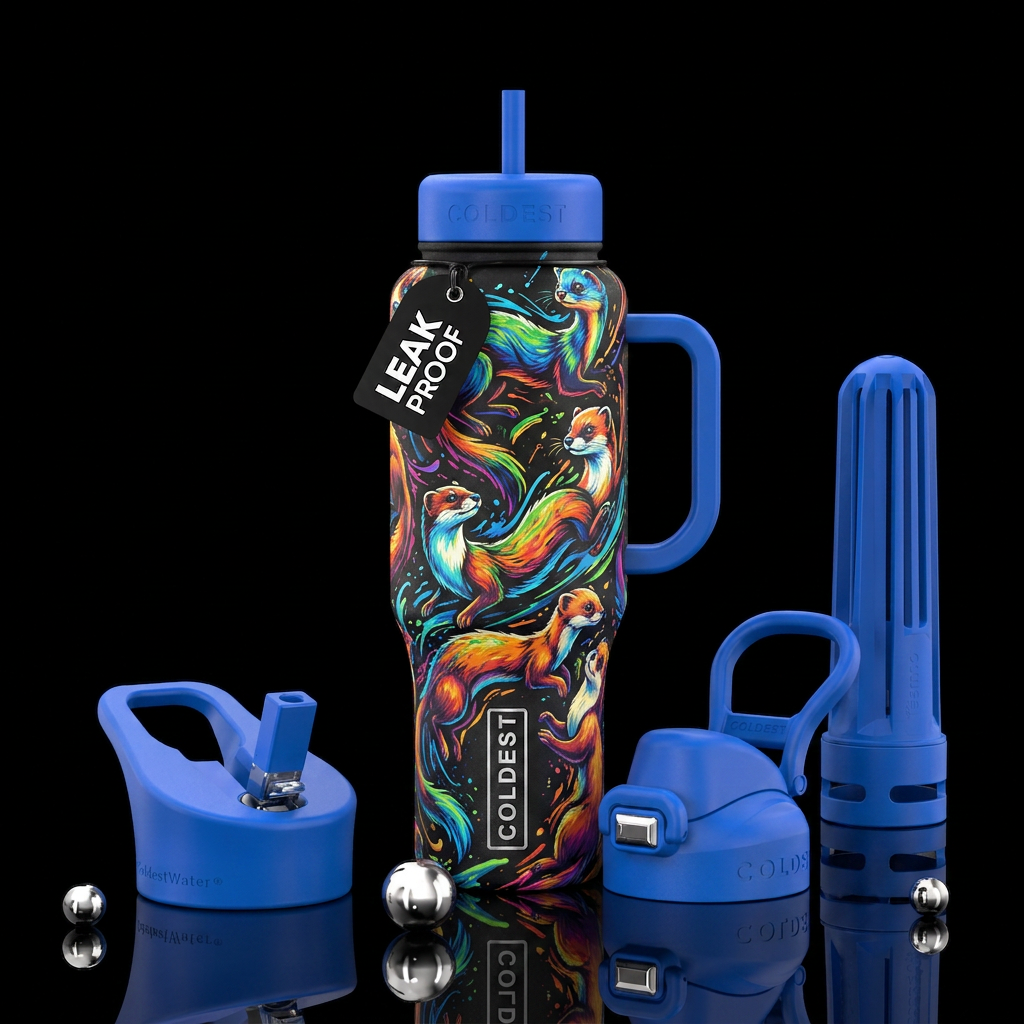 Weasels water bottle design