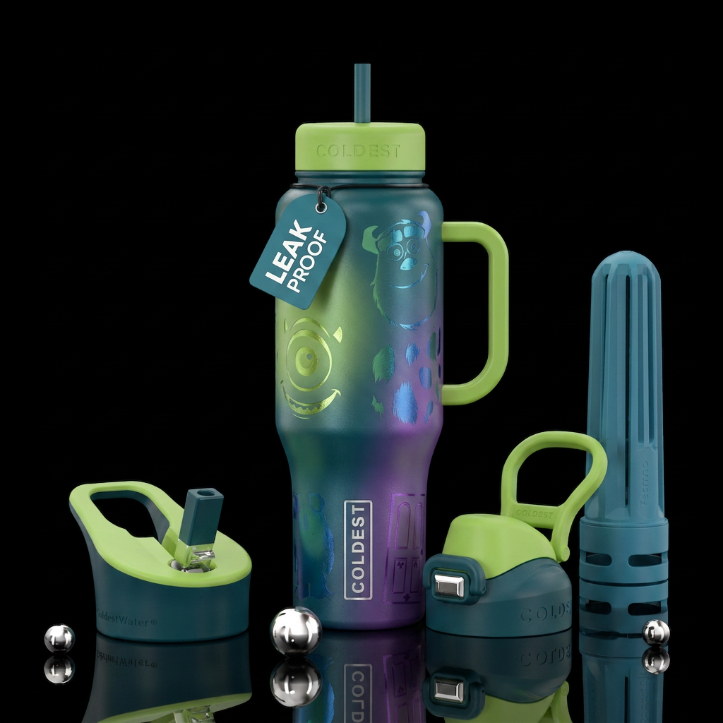 Monsters Inc. water bottle design