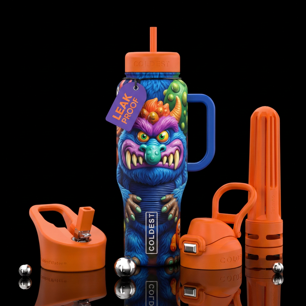 My pet Monster water bottle design