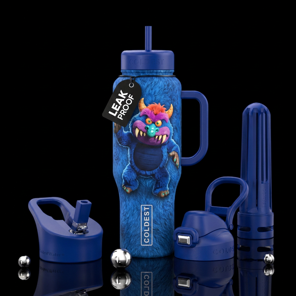 My pet Monster water bottle design