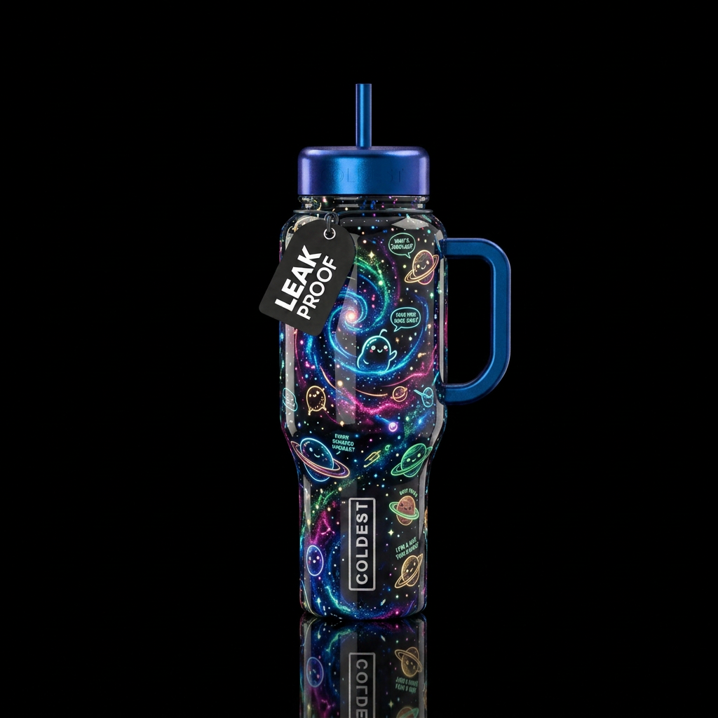 beautiul , funny ,, glowie water bottle design