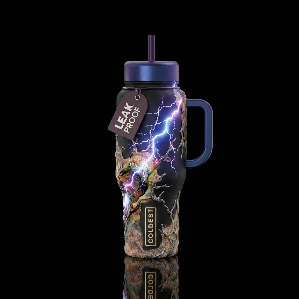 Striking sand and making an fulgurite water bottle design