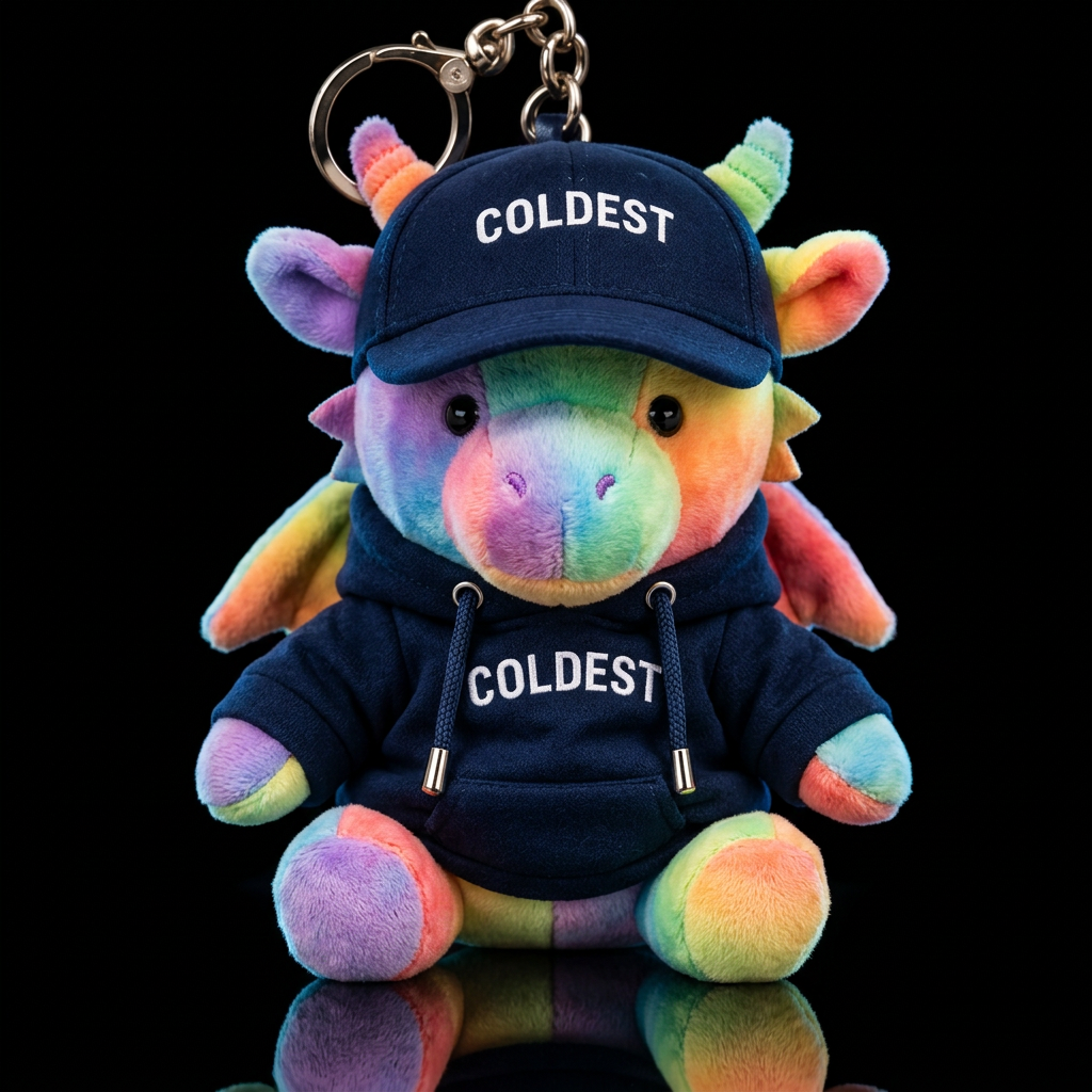 Rainbow baby dragon water bottle design