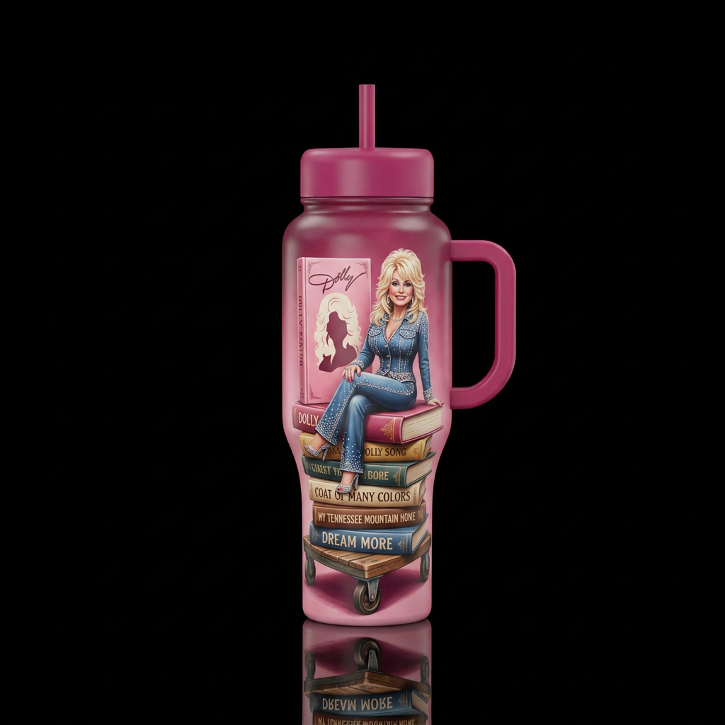 Book on Dolly Parton’s lift water bottle design