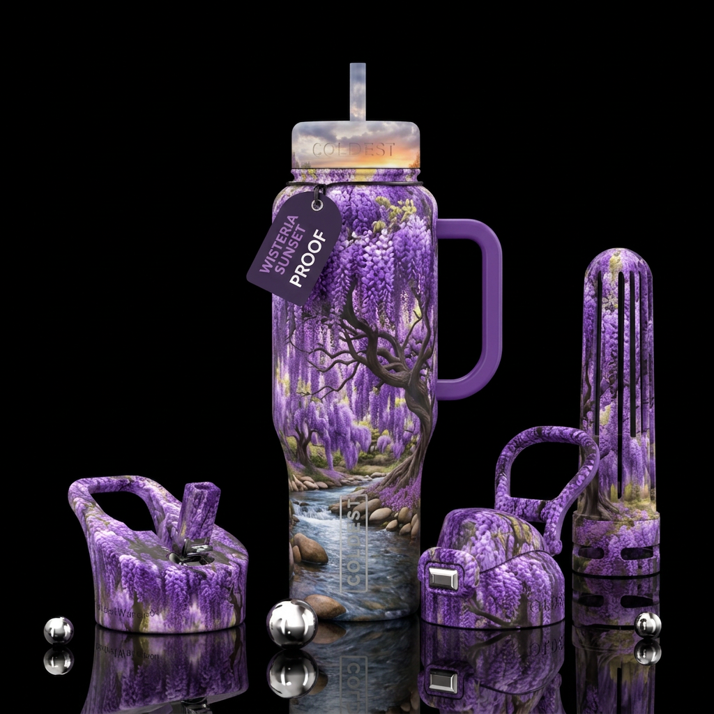 A seamless 360-degree vertical wrap-around design ... water bottle design