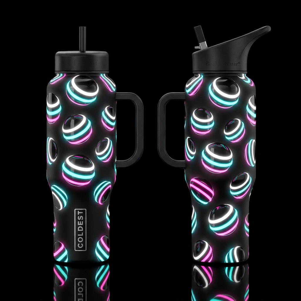 Lunar Loop water bottle design