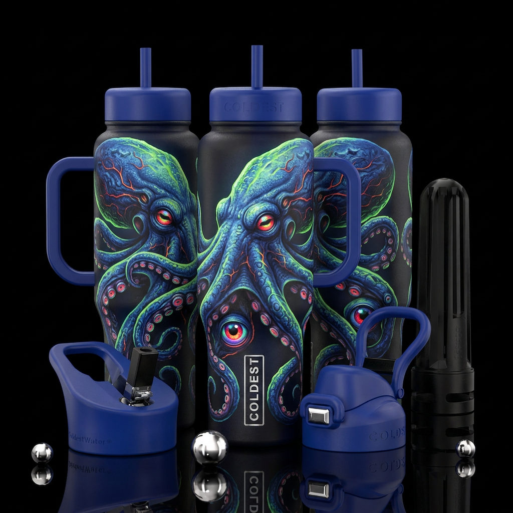 The Eyes Have It water bottle design