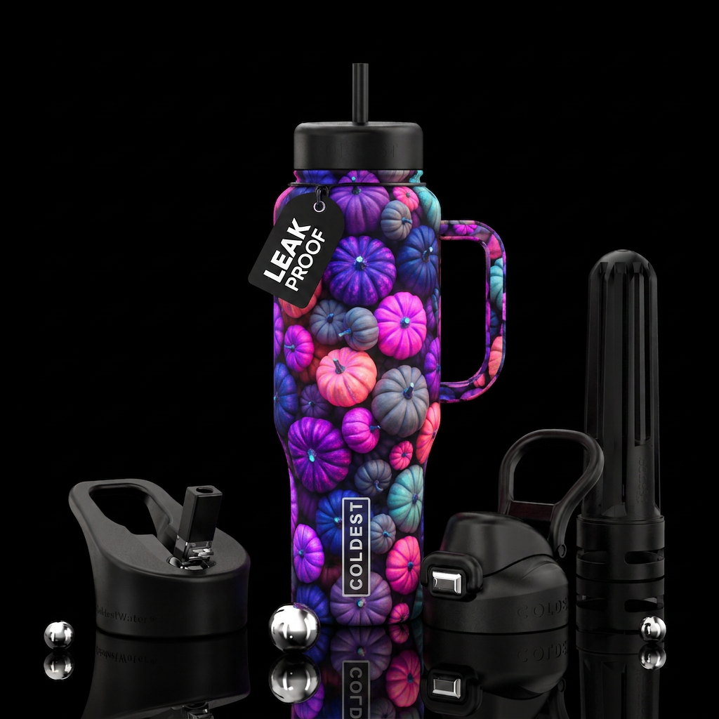 Pumpkinella water bottle design