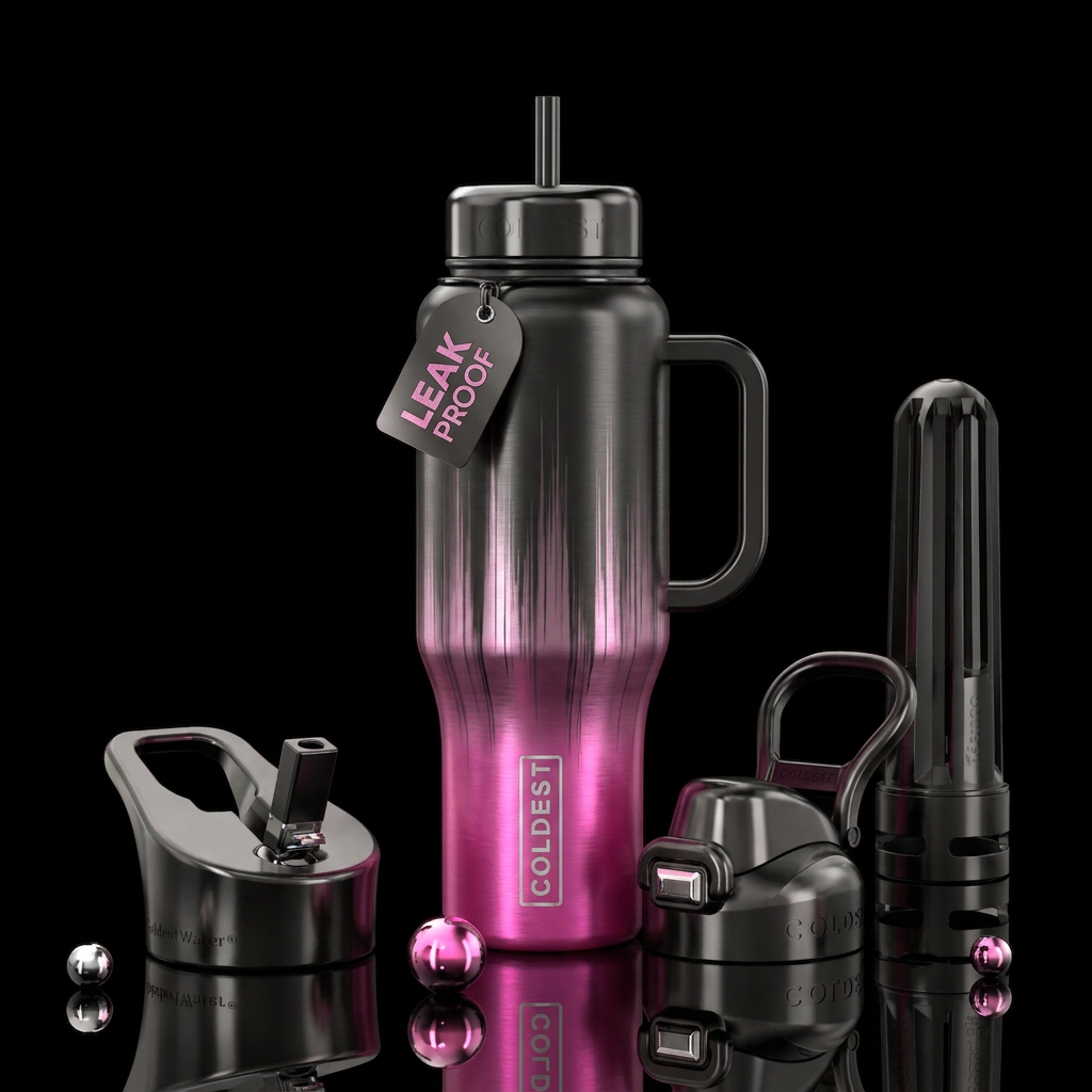 Iron Blossom water bottle design