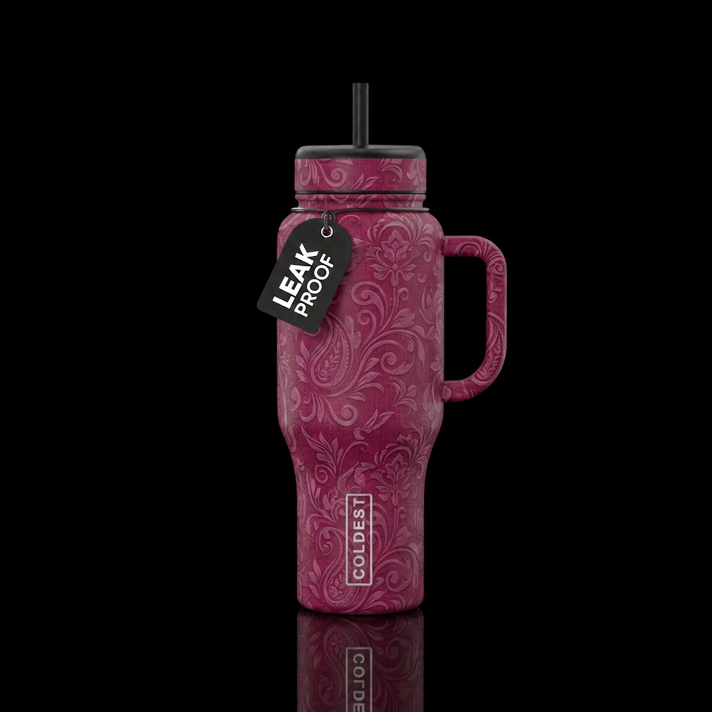Garden Scroll water bottle design