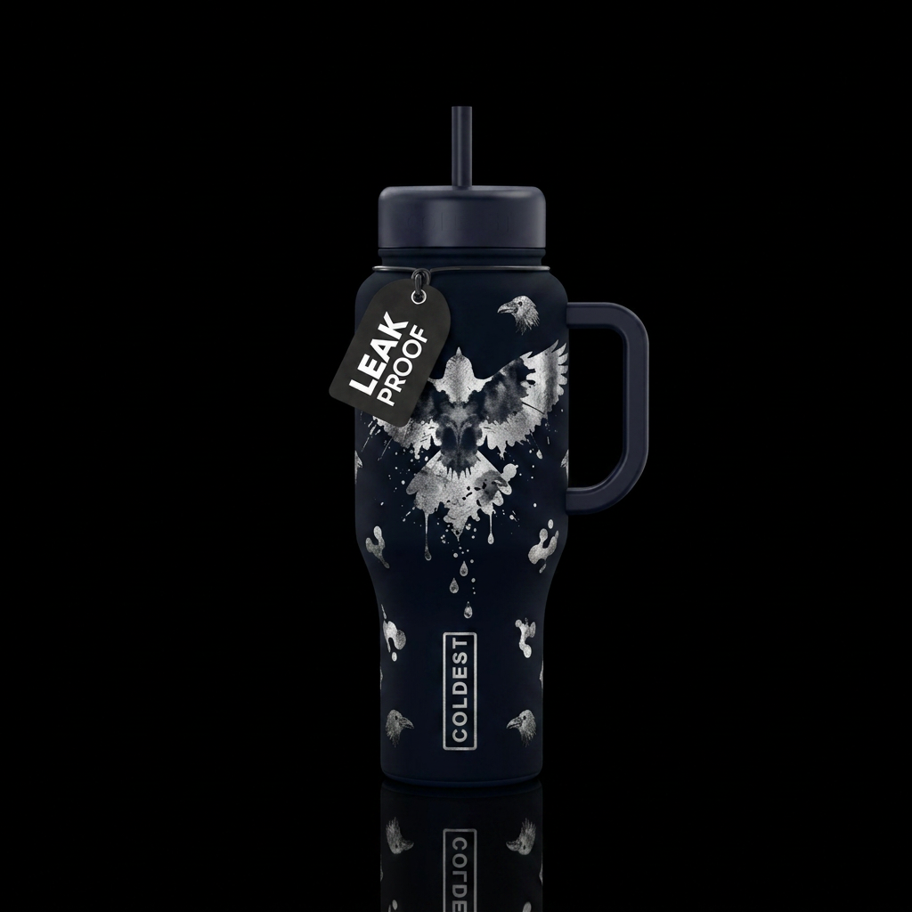 Frostborn water bottle design