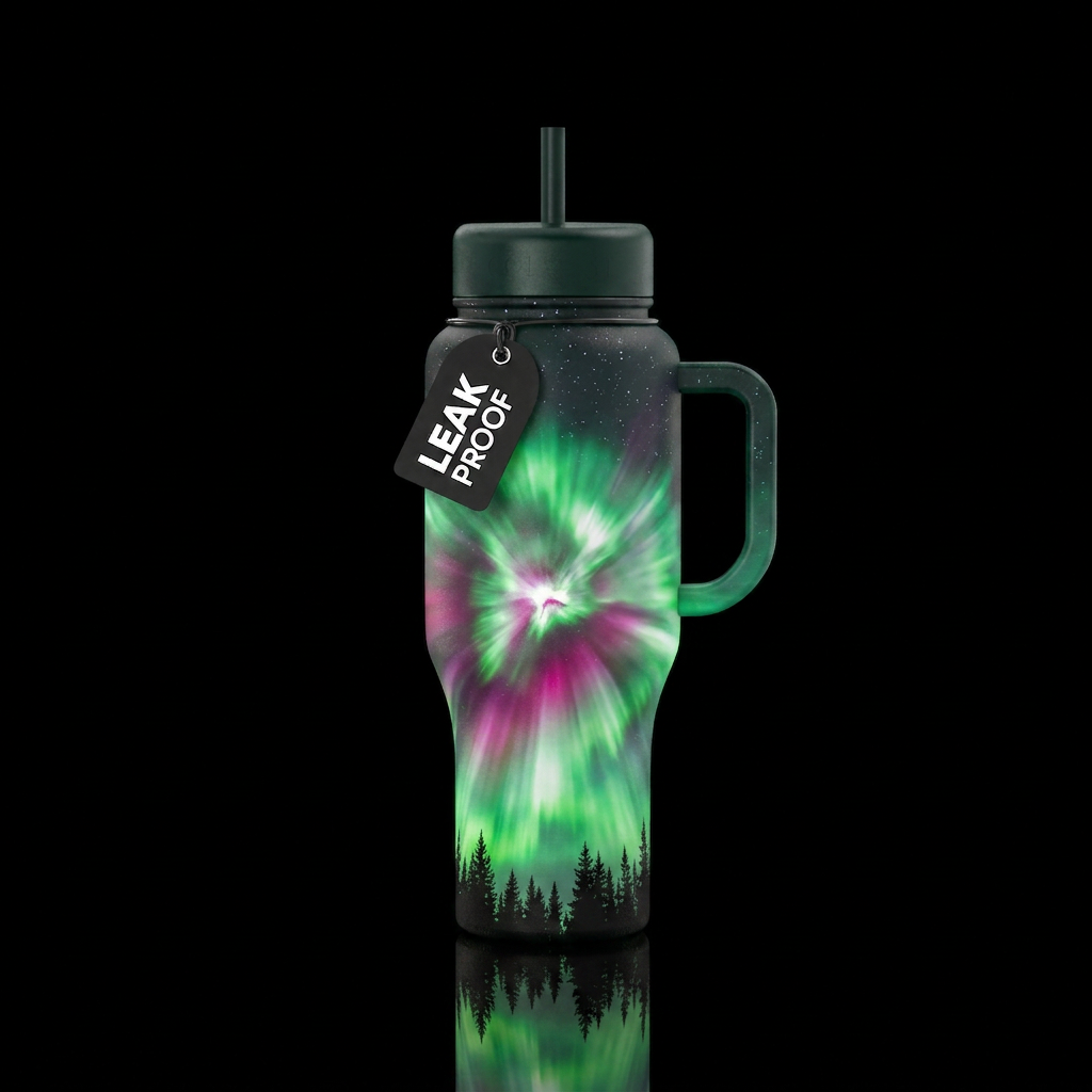 Electric Forest water bottle design