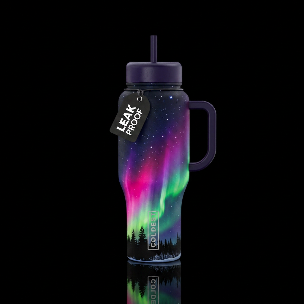 Northern Flow water bottle design