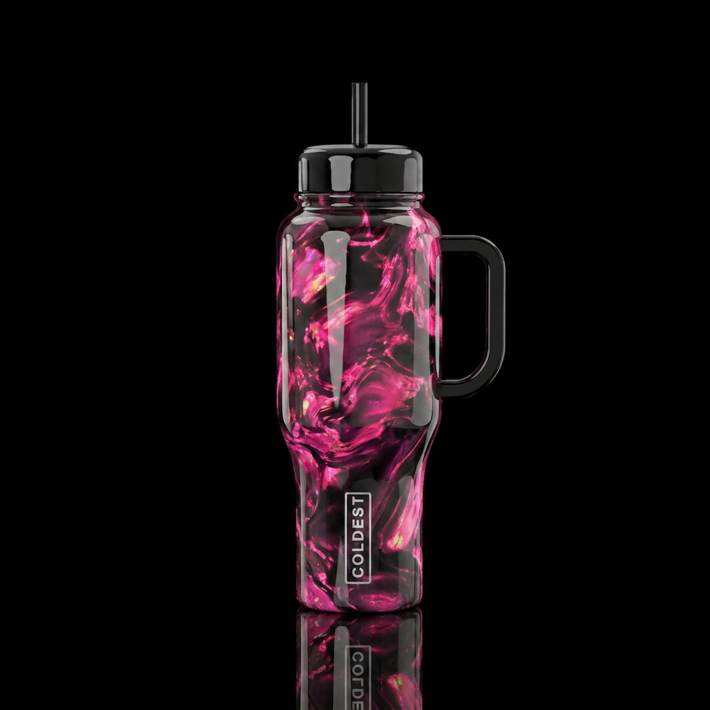 A high-resolution, realistic, high-definition imag... water bottle design