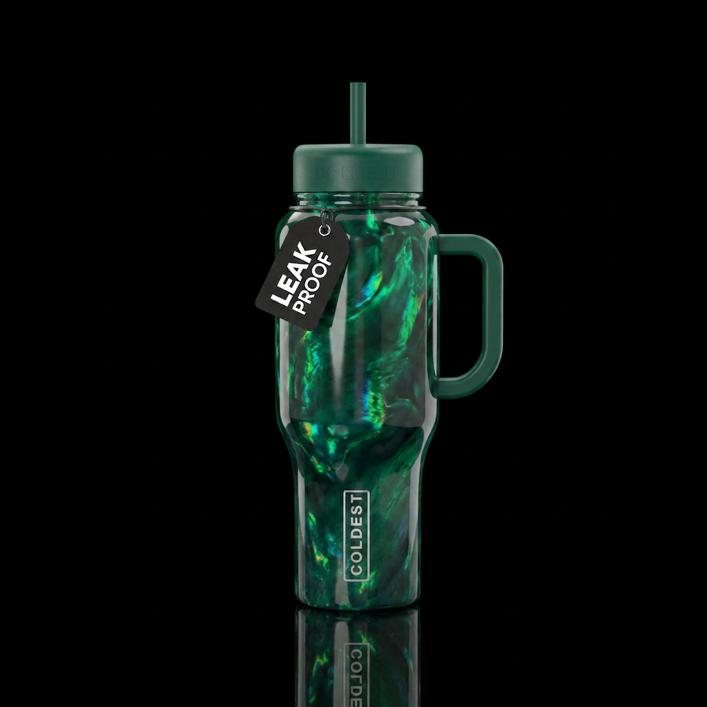 Emerald Current water bottle design
