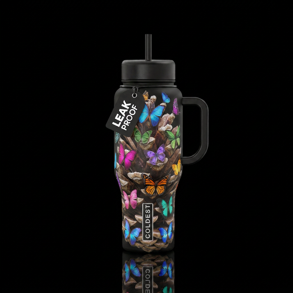 Flutter water bottle design