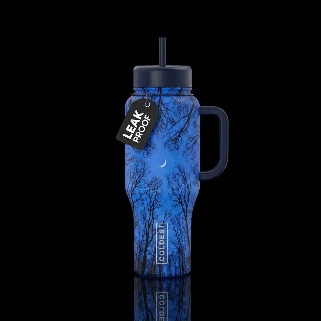Moonshadow water bottle design