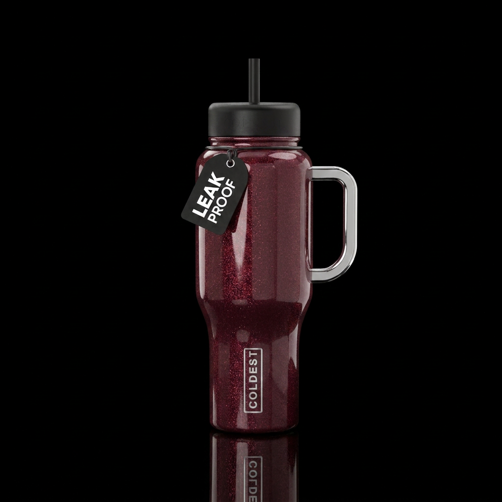 Lustre water bottle design