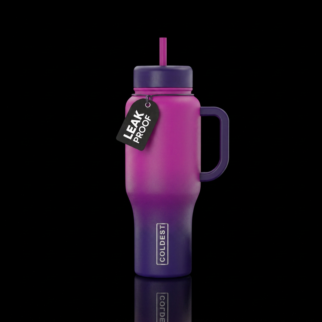 Ultraviolet water bottle design