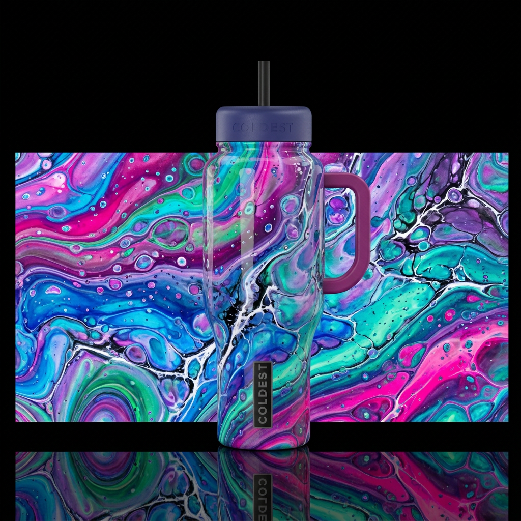 Dreamwave water bottle design