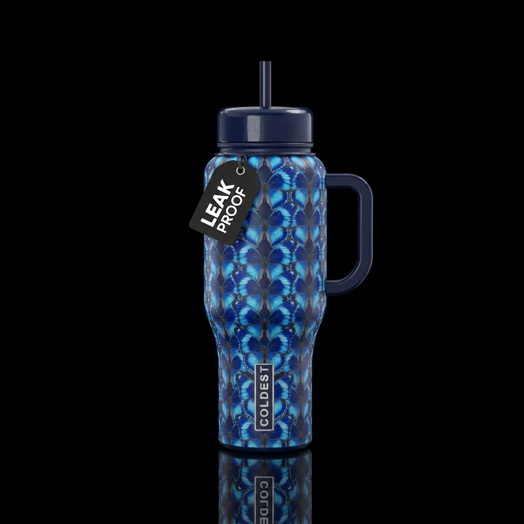 Butterfly Effect water bottle design