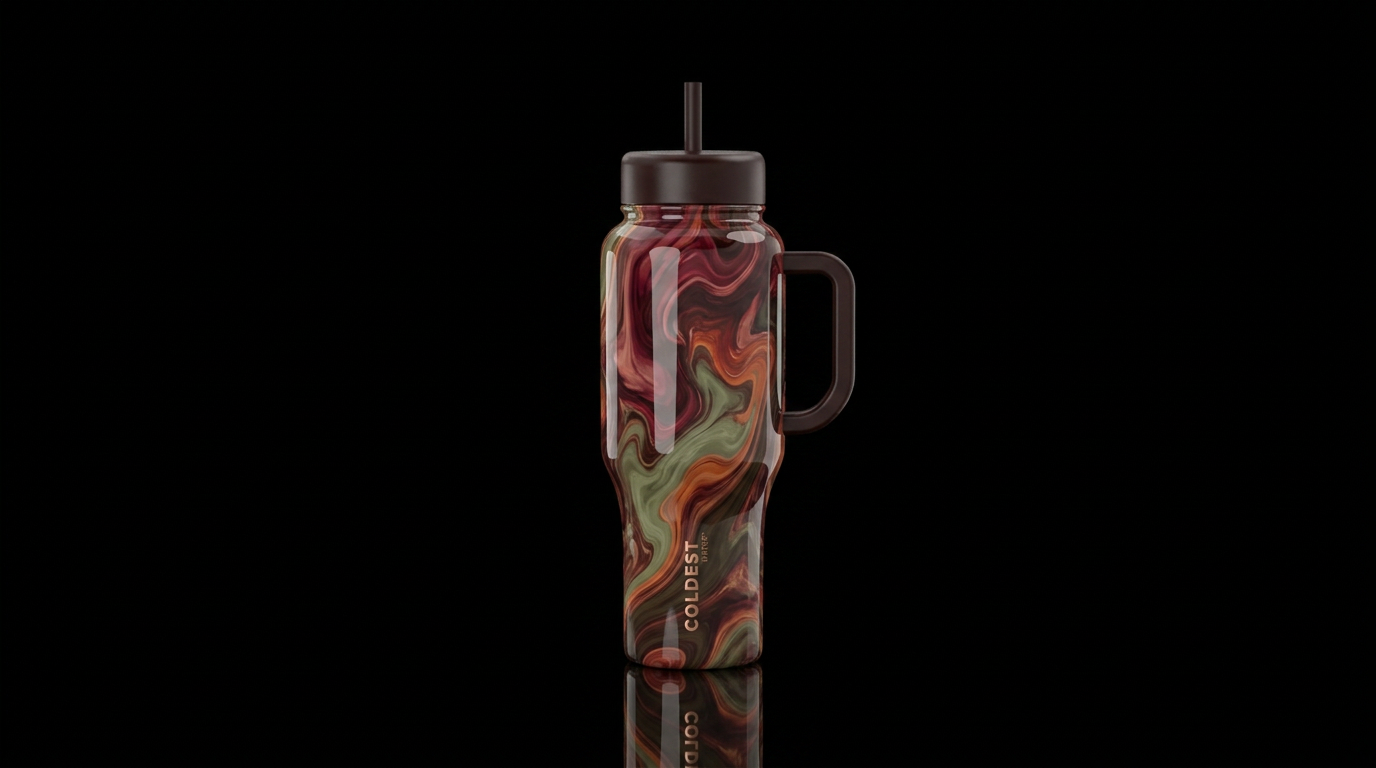 Espresso water bottle design