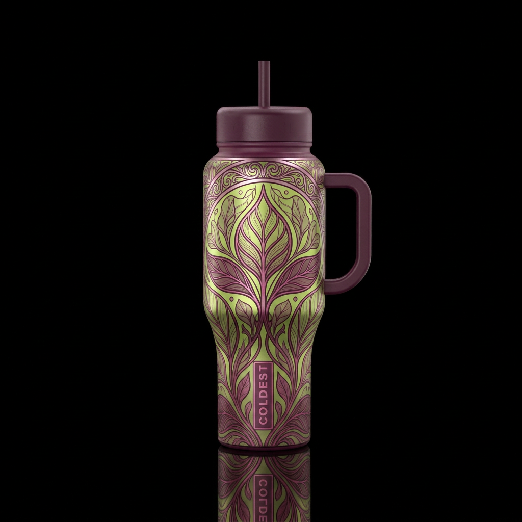 Amaranthine water bottle design