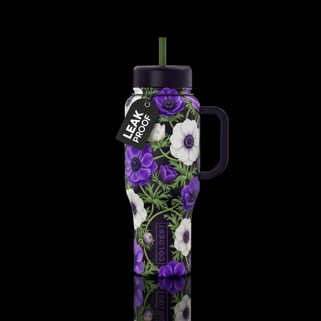 Anemones water bottle design