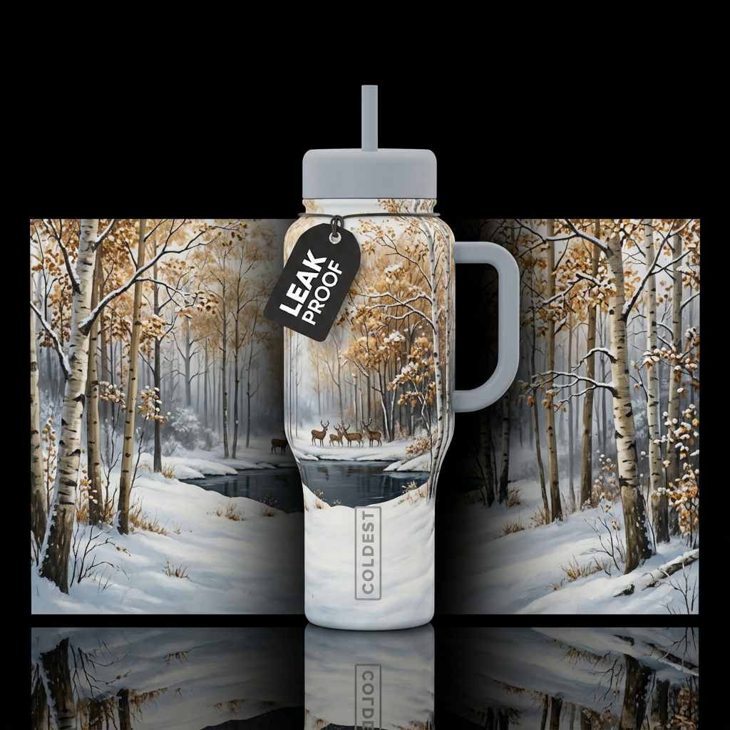 Whitetail water bottle design