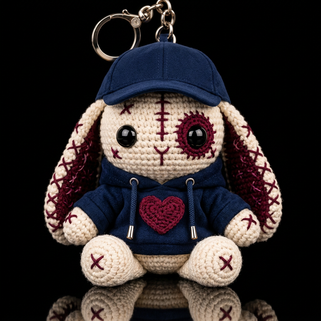 Amigurumi Bunny water bottle design