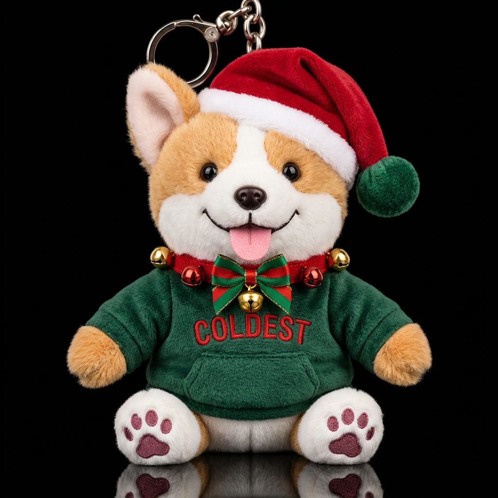 Jinglebeans the Corgi water bottle design