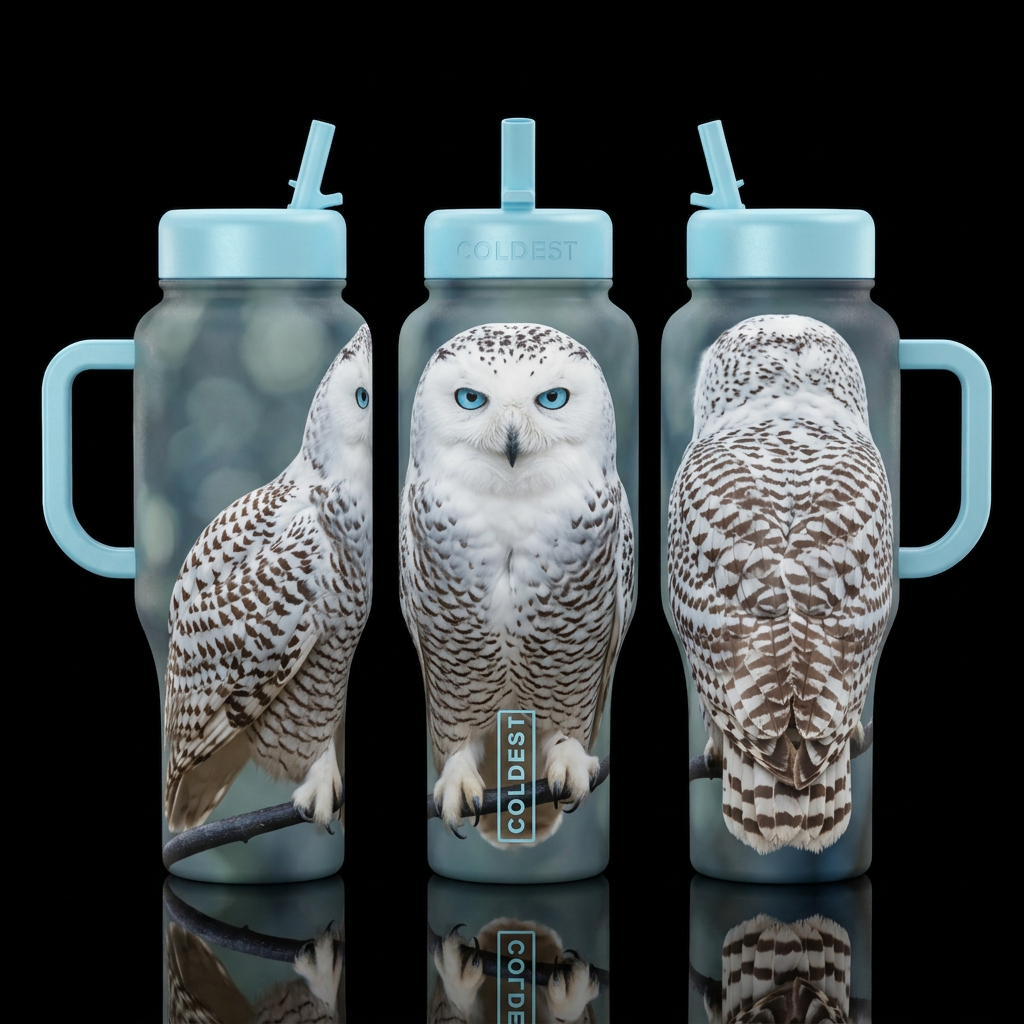 The Watcher water bottle design