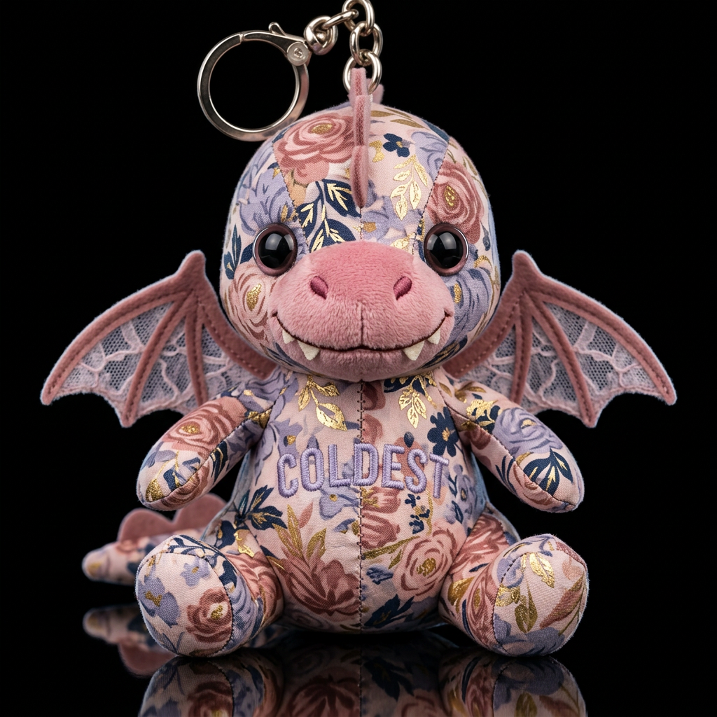 Blossom the Baby Dragon water bottle design