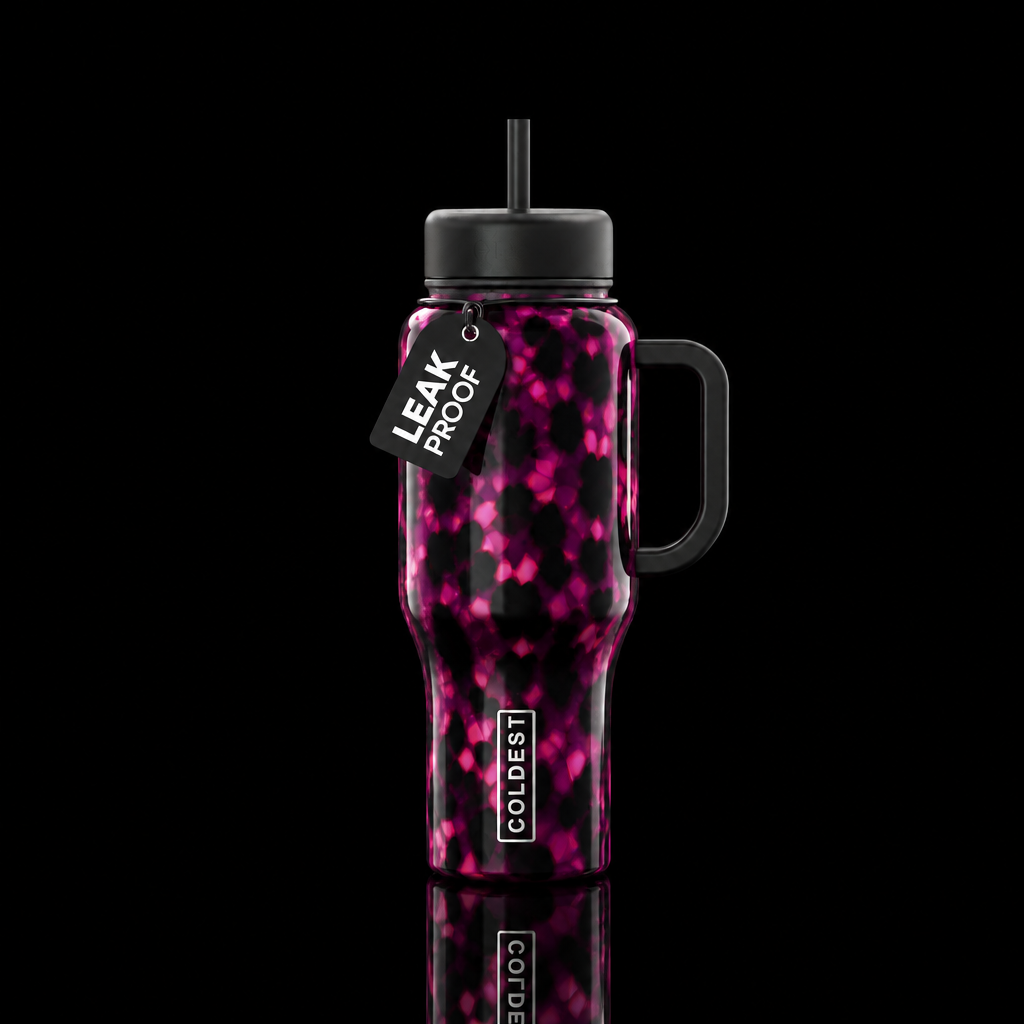 Midnight Magenta water bottle design